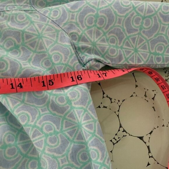 Vineyard Vines Long Sleeve Popover Babydoll Top - Picture 5 of 7